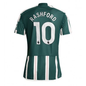 Manchester United Marcus Rashford #10 Koszulka Wyjazdowych 2023-24 Krótki Rękaw